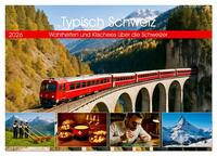 Vorderes Coverbild Typisch Schweiz (Wandkalender 2026 DIN A4 quer), CALVENDO Monatskalender