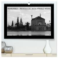 Vorderes Coverbild Marokko - Nostalgie in schwarz-weiss (hochwertiger Premium Wandkalender 2025 DIN A2 quer), Kunstdruck in Hochglanz