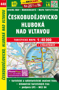 Vorderes Coverbild Ceskobudejovicko, Hluboká nad Vltavou / Budweis, Frauenberg (Wander - Radkarte 1:40.000)
