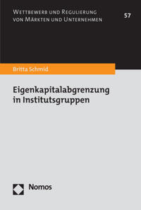 Vorderes Coverbild Eigenkapitalabgrenzung in Institutsgruppen