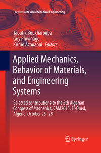 Vorderes Coverbild Applied Mechanics, Behavior of Materials, and Engineering Systems