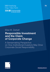 Vorderes Coverbild Responsible Investment and the Claim of Corporate Change