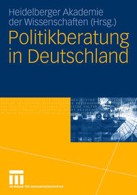 Vorderes Coverbild Politikberatung in Deutschland