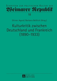 Vorderes Coverbild Kulturkritik zwischen Deutschland und Frankreich (1890–1933)