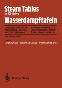 Vorderes Coverbild Steam Tables in SI-Units / Wasserdampftafeln