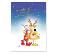Vorderes Coverbild Oups Postkarte Weihnachten