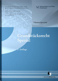 Vorderes Coverbild Grundstücksrecht Spezial