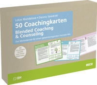 Vorderes Coverbild 50 Coachingkarten Blended Coaching & Counseling