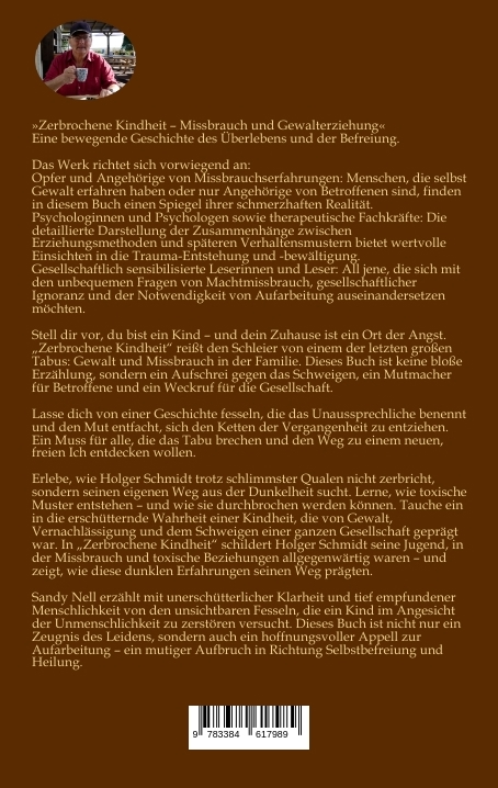 Rückseitencover Zerbrochene Kindheit