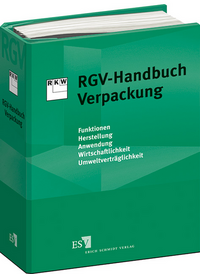 Vorderes Coverbild RGV-Handbuch Verpackung - Abonnement
