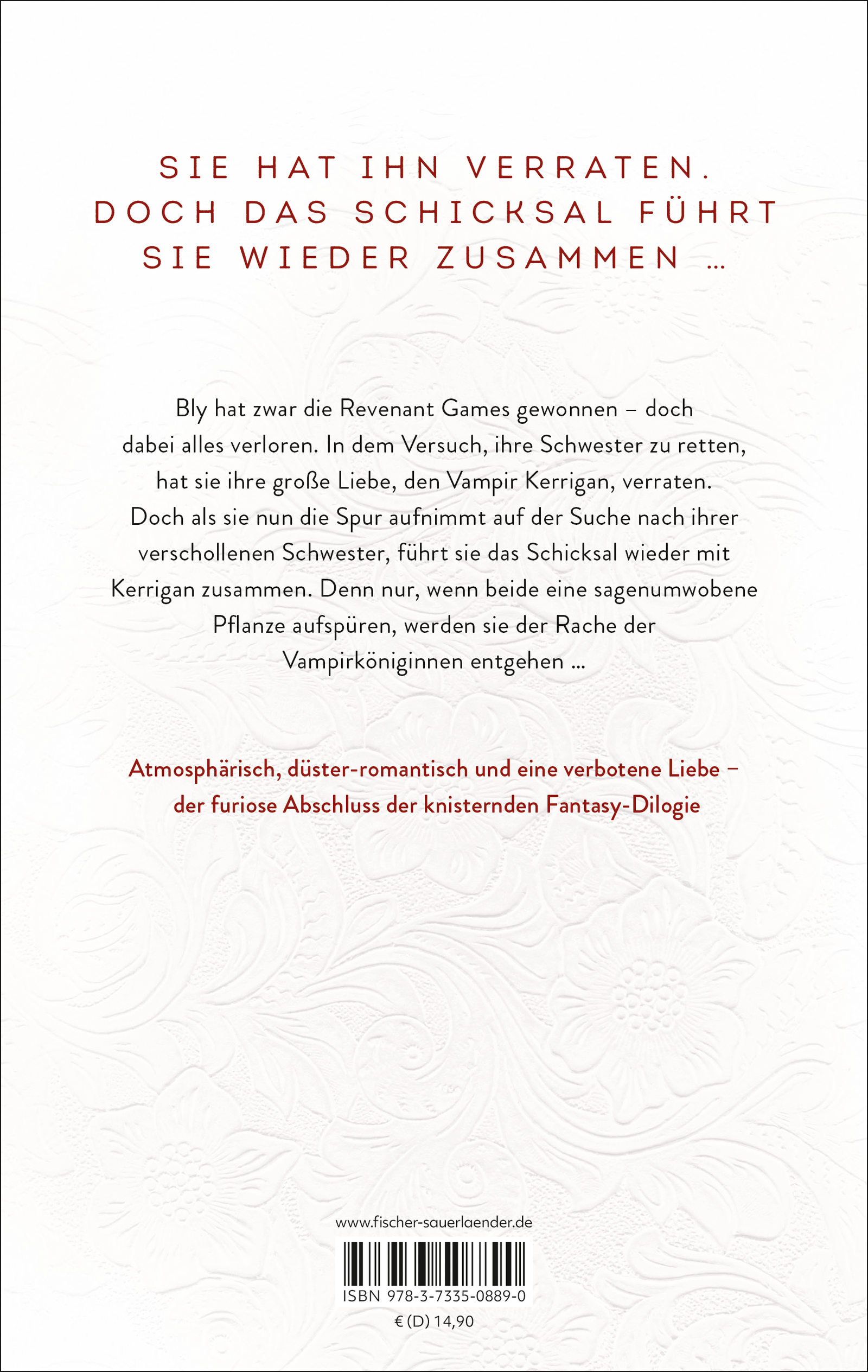 Rückseitencover Revenant Games - Jagd des Schicksals