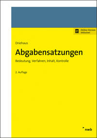 Vorderes Coverbild Abgabensatzungen