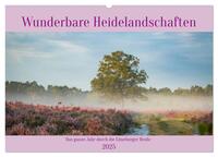 Vorderes Coverbild Wunderbare Heidelandschaften (Wandkalender 2025 DIN A2 quer), CALVENDO Monatskalender