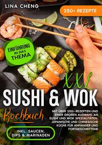 Vorderes Coverbild XXL Sushi & WOK Kochbuch
