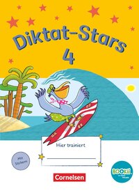 Vorderes Coverbild Diktat-Stars - BOOKii-Ausgabe - 4. Schuljahr