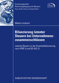 Vorderes Coverbild Bilanzierung latenter Steuern bei Unternehmenszusammenschlüssen
