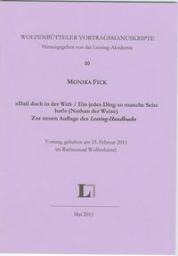 Vorderes Coverbild 'Daß doch in der Welt / Ein jedes Ding so manche Seite hat!' (Nathan der Weise) Zur neuen Auflage des Lessing-Handbuchs.