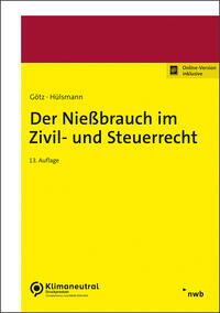 Vorderes Coverbild Der Nießbrauch im Zivil- und Steuerrecht