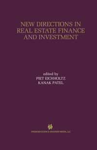 Vorderes Coverbild New Directions in Real Estate Finance and Investment
