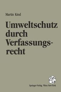 Vorderes Coverbild Umweltschutz durch Verfassungsrecht