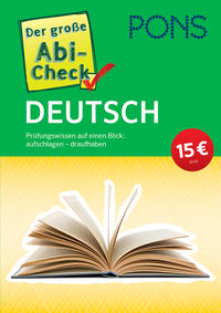 Vorderes Coverbild PONS Der große Abi-Check Deutsch