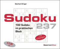 Vorderes Coverbild Sudokublock 237 (5 Exemplare à 2,99 €)