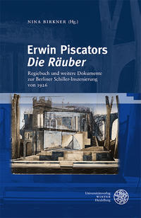 Vorderes Coverbild Erwin Piscators ‚Die Räuber‘