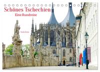 Vorderes Coverbild Schönes Tschechien - Eine Rundreise (Tischkalender 2025 DIN A5 quer), CALVENDO Monatskalender