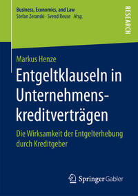 Vorderes Coverbild Entgeltklauseln in Unternehmenskreditverträgen