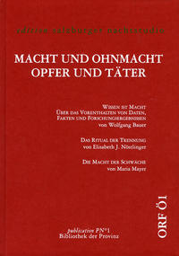 Vorderes Coverbild Macht und Ohnmacht – Opfer und Täter