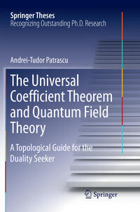 Vorderes Coverbild The Universal Coefficient Theorem and Quantum Field Theory