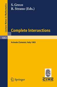 Vorderes Coverbild Complete Intersections