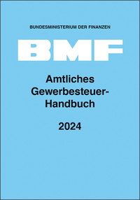 Vorderes Coverbild Amtliches Gewerbesteuer-Handbuch 2024