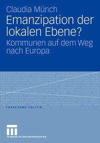 Vorderes Coverbild Emanzipation der lokalen Ebene?