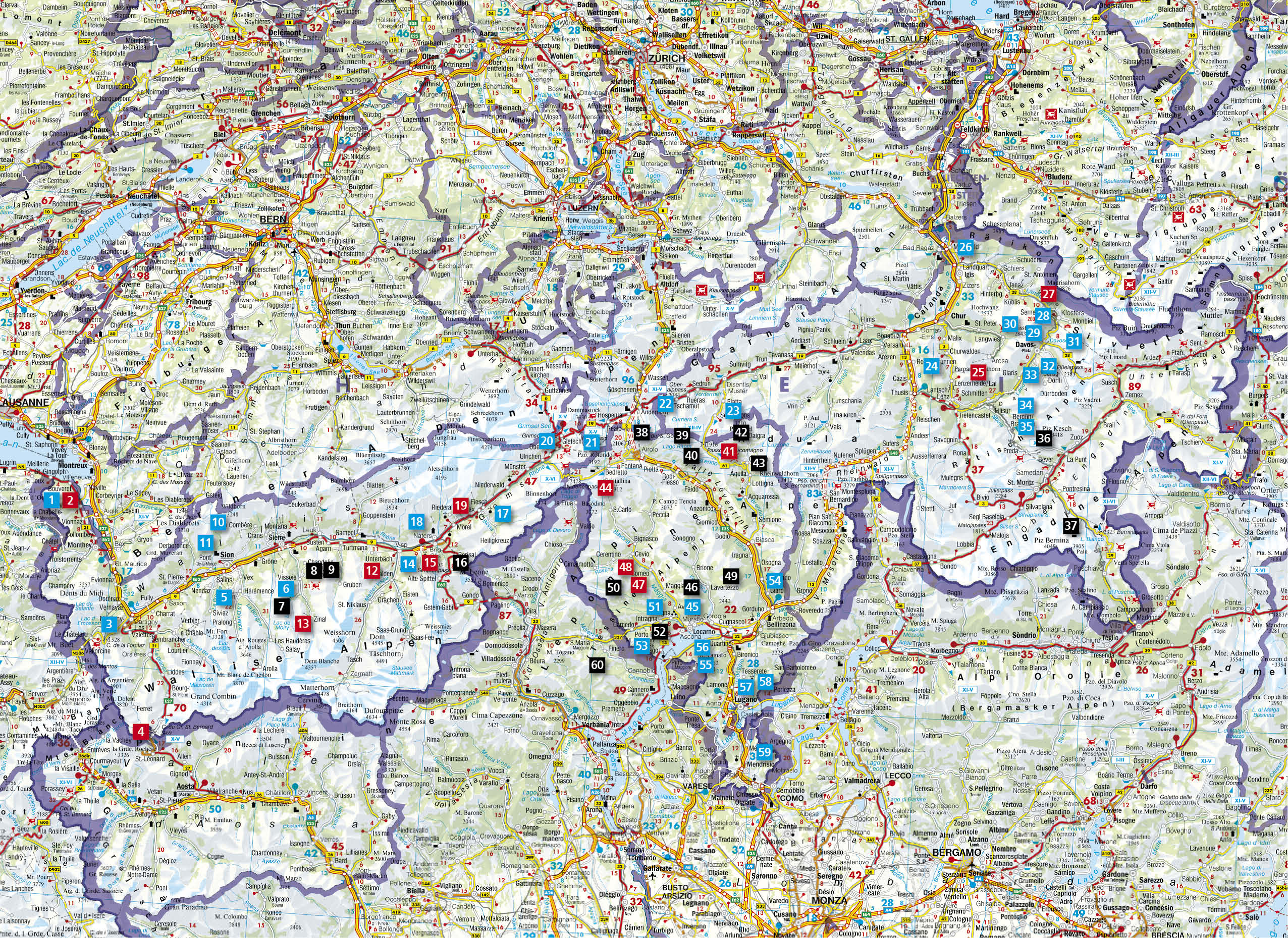 Beispielinhalt (Bild) Gratwandern Südschweiz
