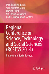 Vorderes Coverbild Regional Conference on Science, Technology and Social Sciences (RCSTSS 2014)