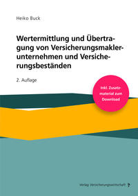 Vorderes Coverbild Wertermittlung und Übertragung von Versicherungsmaklerunternehmen und Versicherungsbeständen
