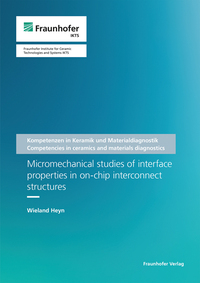 Vorderes Coverbild Micromechanical studies of interface properties in on-chip interconnect structures