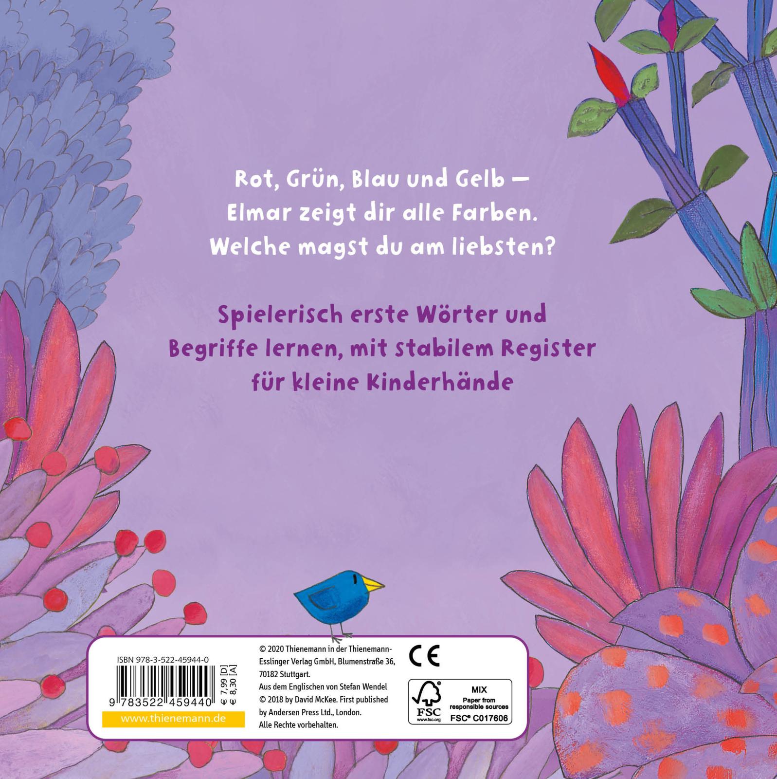 Rückseitencover Elmar: Elmars Farben