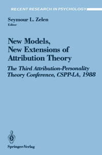 Vorderes Coverbild New Models, New Extensions of Attribution Theory