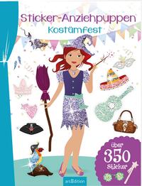 Vorderes Coverbild Sticker-Anziehpuppen – Kostümfest