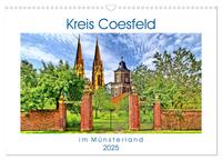 Vorderes Coverbild Kreis Coesfeld im Münsterland - Stadt Land Fluß (Wandkalender 2025 DIN A3 quer), CALVENDO Monatskalender