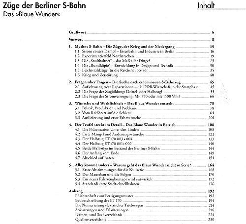 Beispielinhalt (Bild) Züge der Berliner S-Bahn - Das Blaue Wunder