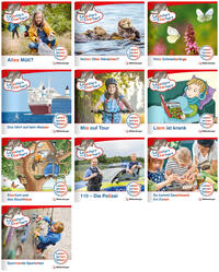 Vorderes Coverbild Paket – Lesestart mit Eberhart, Lesestufe 3: Komplettbezug Heft 71-80