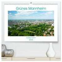 Vorderes Coverbild Grünes Mannheim (hochwertiger Premium Wandkalender 2025 DIN A2 quer), Kunstdruck in Hochglanz