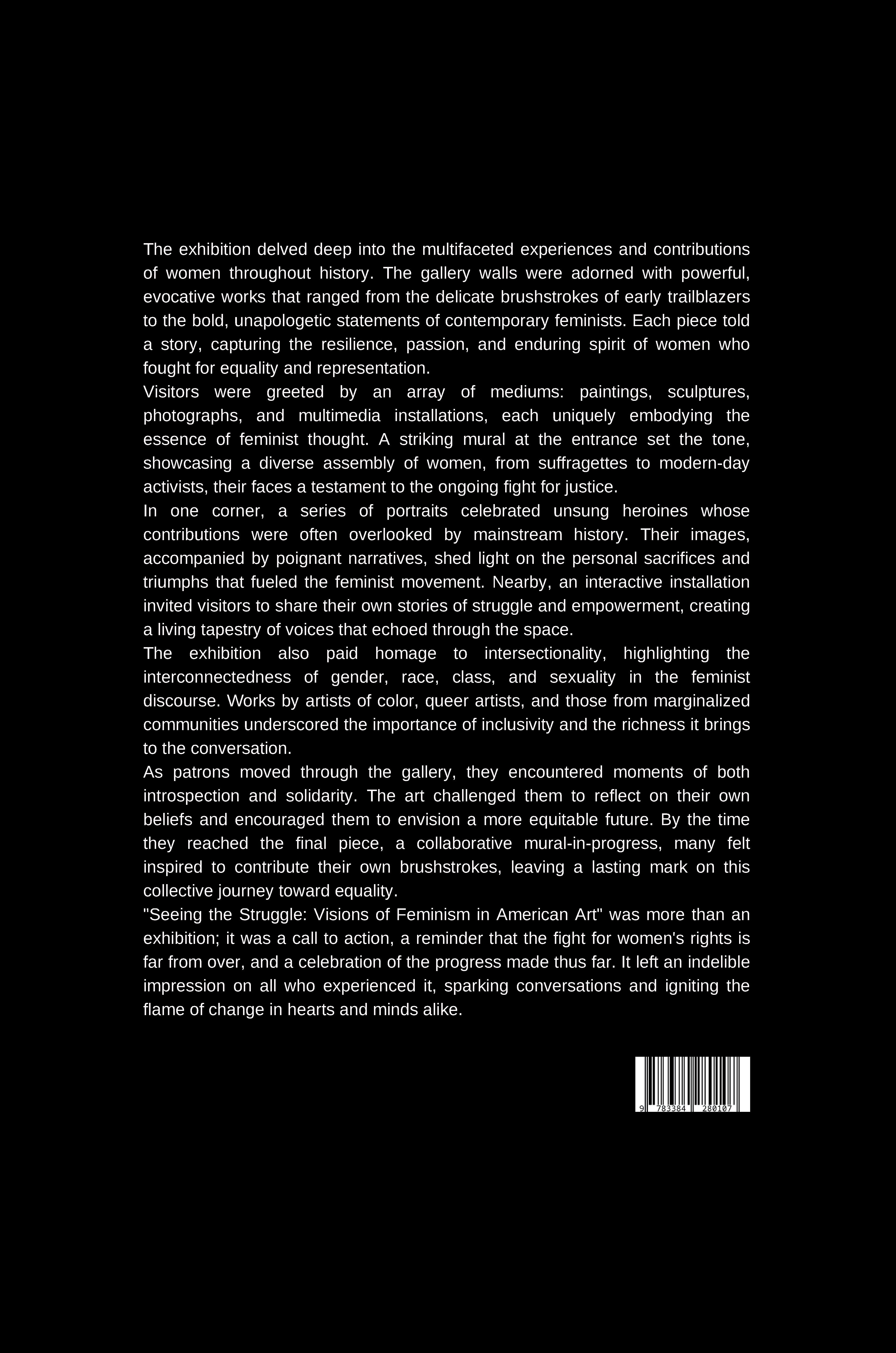 Rückseitencover Seeing the Struggle: Visions of Feminism in American Art