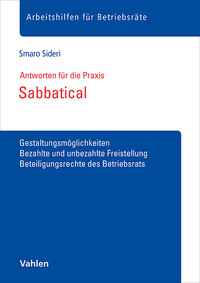 Vorderes Coverbild Sabbatical