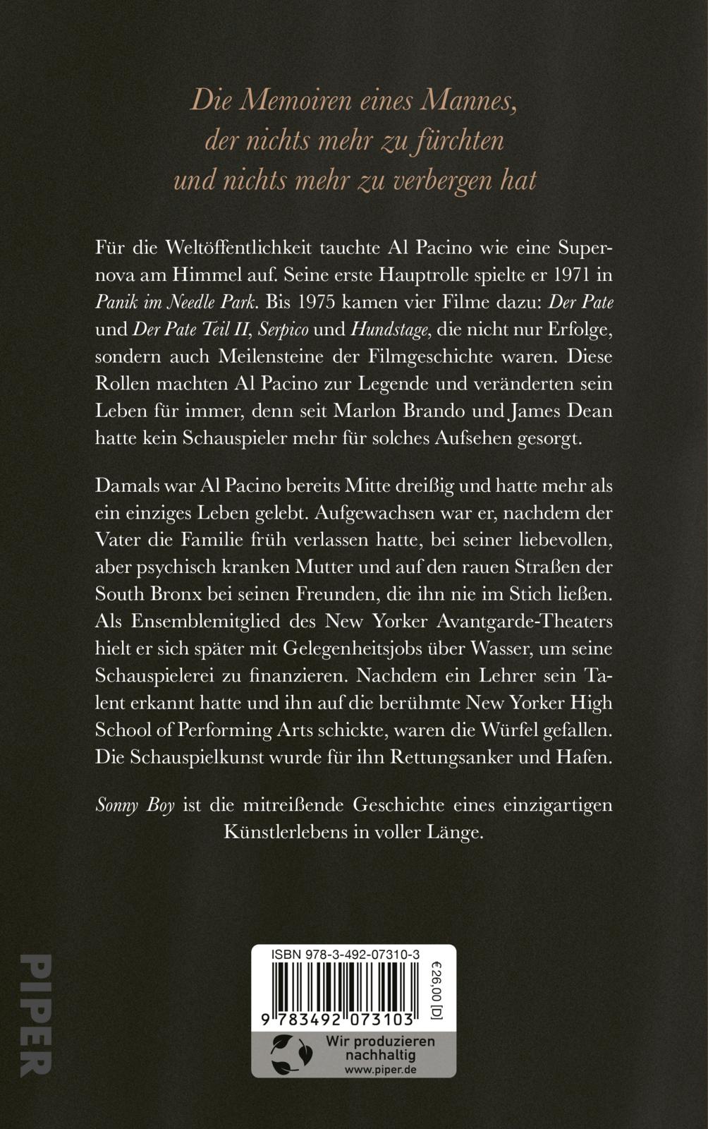 Rückseitencover Sonny Boy