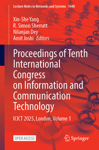 Vorderes Coverbild Proceedings of Tenth International Congress on Information and Communication Technology