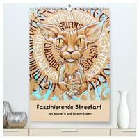 Vorderes Coverbild Faszinierende Streetart an Mauern und Hauswänden (hochwertiger Premium Wandkalender 2026 DIN A2 hoch), Kunstdruck in Hochglanz